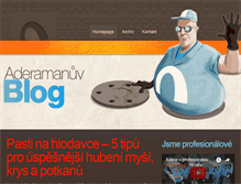 Tablet Screenshot of deratizace-aderaman.cz